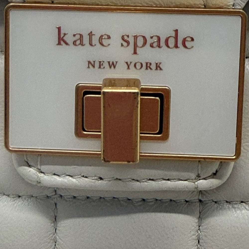 Kate Spade Evelyn Quilted Small Backpack in Ivory - Picture 8 of 12